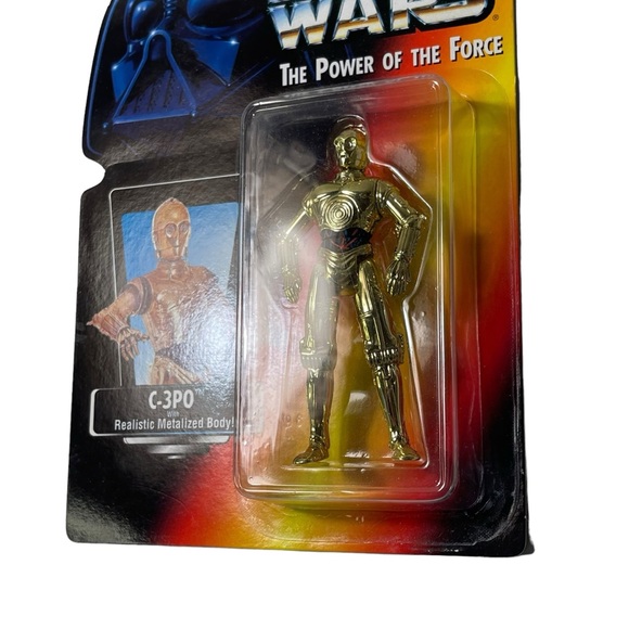 Kenner Star Wars The Power Of The Force C-3PO Realistic Metalized Body 1995 - Picture 4 of 16